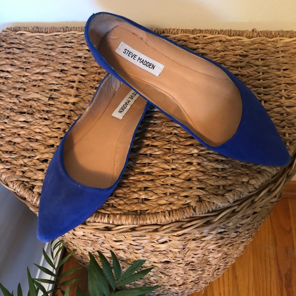 Steve Madden cobalt blue flats 🥿!!!